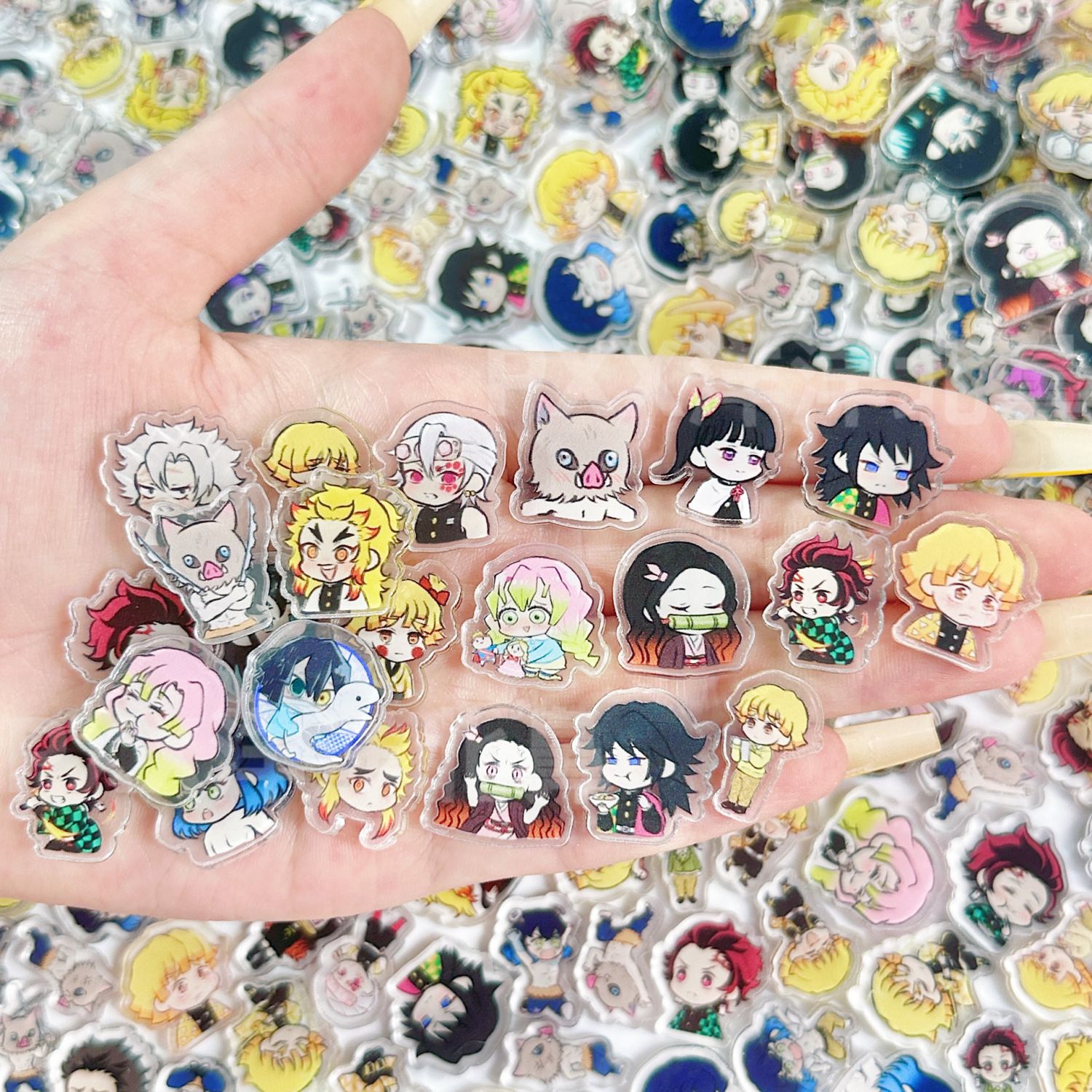 50/100 szt. Mini akrylowe arku – Phone Accessories Demon Slayer recenzja i cena