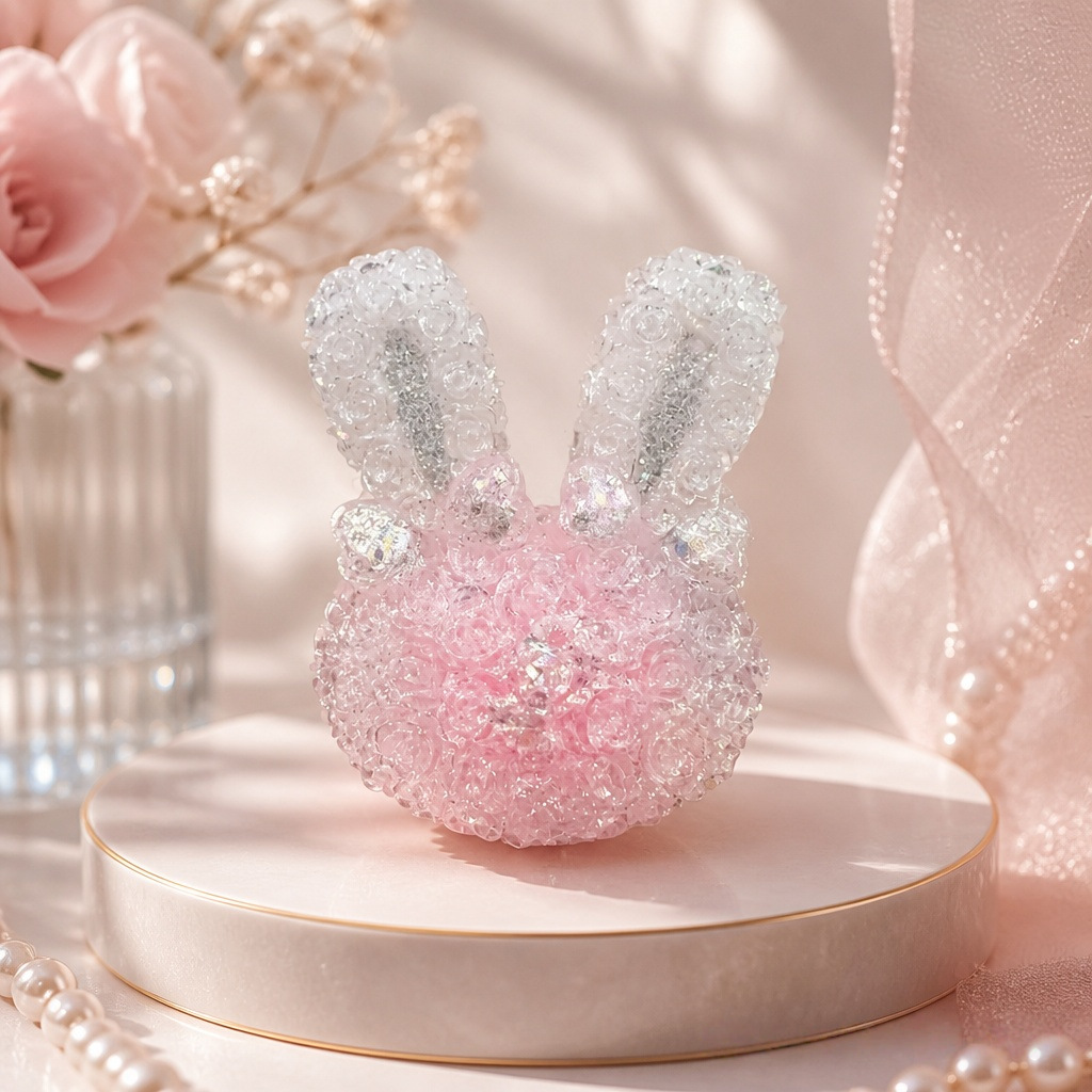100 SZT. Kawaii Błyszczące Róż – Phone Accessories Clipart recenzja i cena