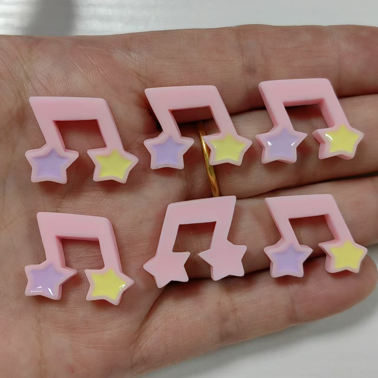 10Pcs Żywica Gwiazda Muzyka Os – Phone Accessories Clipart recenzja i cena