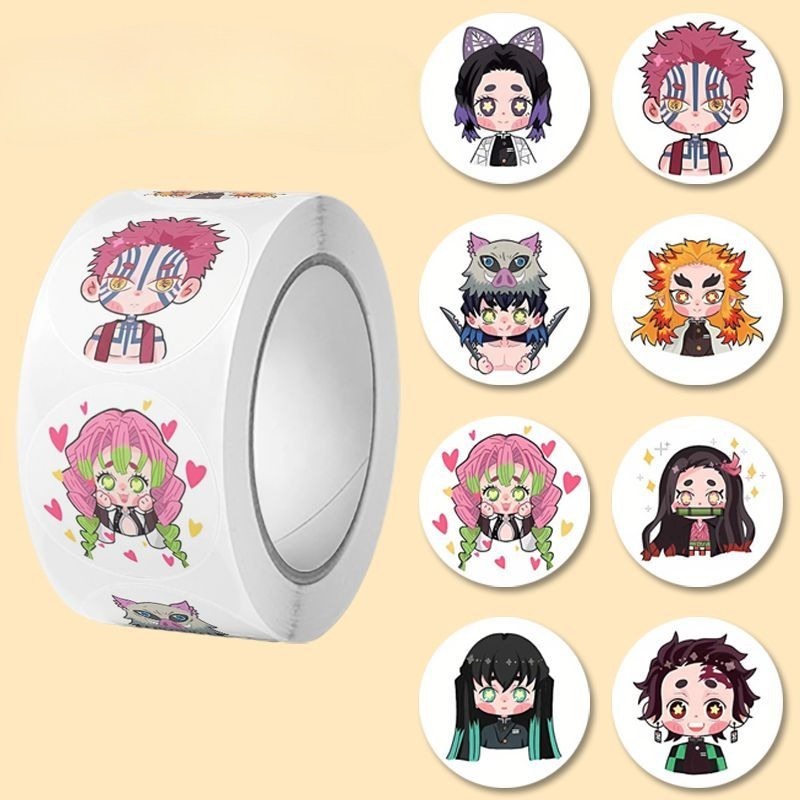 500 szt. Kreskówkowe naklejki  – Phone Accessories Demon Slayer recenzja i cena